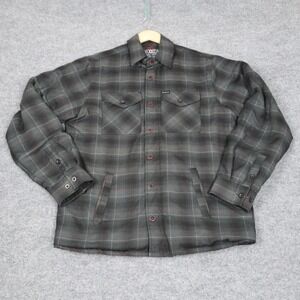 Dixxon Flannel Co Limited Edition Snap On Shacket Plaid‎ Mens Medium Quilted